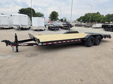 New 2026 H&H Trailers 82x18+4 Super Deluxe Ramp Industrial Equipment Trailer 14K Equipment Trailer
