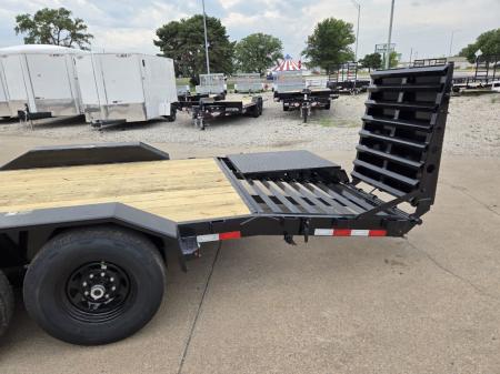 New 2026 H&H Trailers 82x18+4 Super Deluxe Ramp Industrial Equipment Trailer 14K Equipment Trailer
