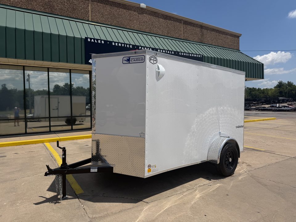 New #056627 2027 FOREST RIVER SA 6 X 10 SINGLE AXLE 3.5K ENCLOSED W/ REAR RAMP DOOR