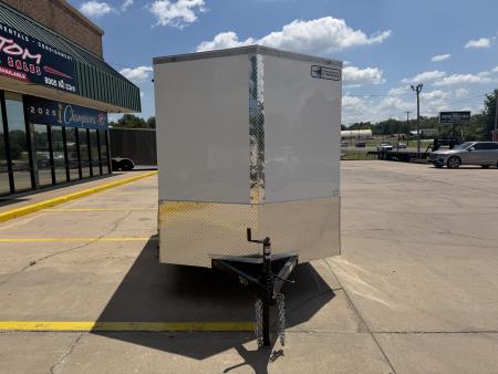 New #056627 2027 FOREST RIVER SA 6 X 10 SINGLE AXLE 3.5K ENCLOSED W/ REAR RAMP DOOR