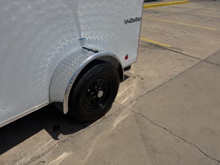 New #056627 2027 FOREST RIVER SA 6 X 10 SINGLE AXLE 3.5K ENCLOSED W/ REAR RAMP DOOR