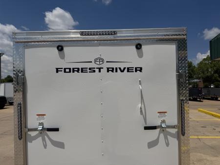 New #056627 2027 FOREST RIVER SA 6 X 10 SINGLE AXLE 3.5K ENCLOSED W/ REAR RAMP DOOR