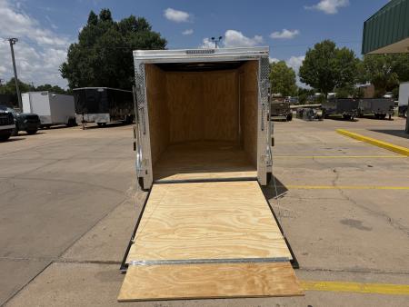 New #056627 2027 FOREST RIVER SA 6 X 10 SINGLE AXLE 3.5K ENCLOSED W/ REAR RAMP DOOR