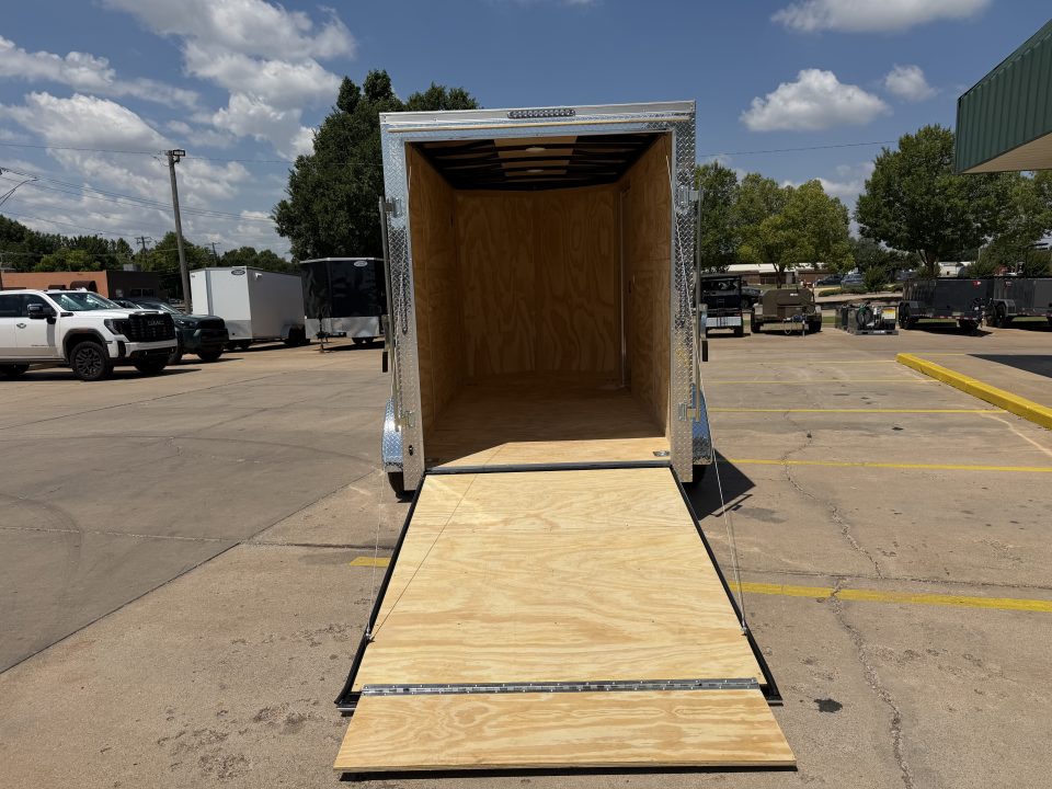 New #056632 2027 Forest River TA2 6 X 12 TANDEM AXLE 7K ENCLOSED W/ REAR RAMP DOOR