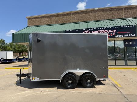 New #056632 2027 Forest River TA2 6 X 12 TANDEM AXLE 7K ENCLOSED W/ REAR RAMP DOOR