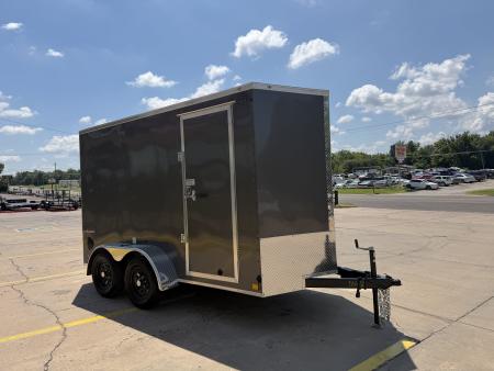 New #056632 2027 Forest River TA2 6 X 12 TANDEM AXLE 7K ENCLOSED W/ REAR RAMP DOOR