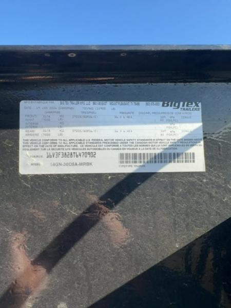 New 2027 Big Tex Trailers 14GN-30D5A Flatbed Trailer