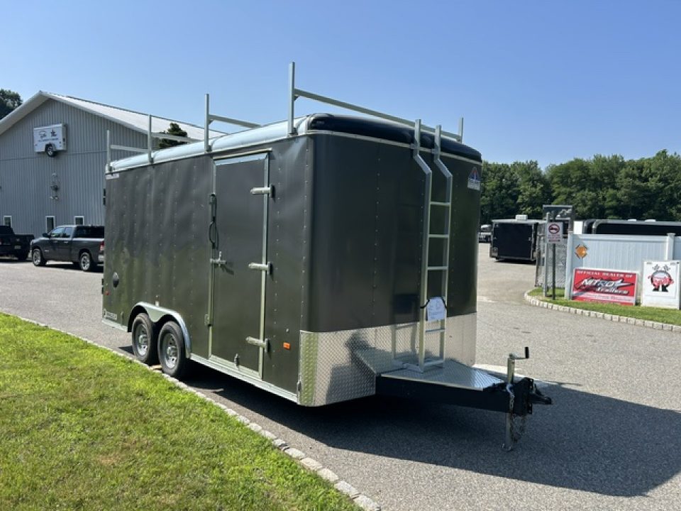 Used 2024 Haul About Trailers Contractor Trailer with Double Doors, Cargo / Enclosed Trailer
