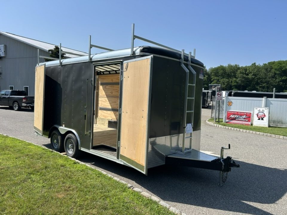 Used 2024 Haul About Trailers Contractor Trailer with Double Doors, Cargo / Enclosed Trailer