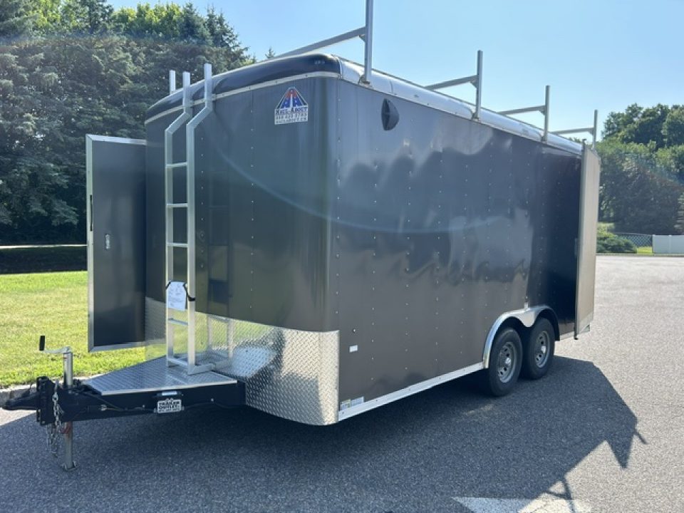 Used 2024 Haul About Trailers Contractor Trailer with Double Doors, Cargo / Enclosed Trailer