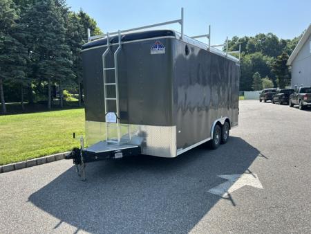 Used 2024 Haul About Trailers Contractor Trailer with Double Doors, Cargo / Enclosed Trailer