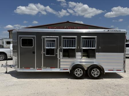 New 2026 Featherlite 3 Horse Bumper Pull Horse Trailer