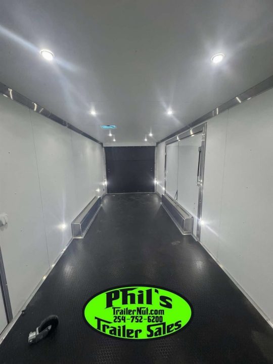New 2026 E-Z Hauler 24' ALL ALUMINUM CAR HAULER LARGE ESCAPE DOOR FINISHED OUT Car / Racing Trailer