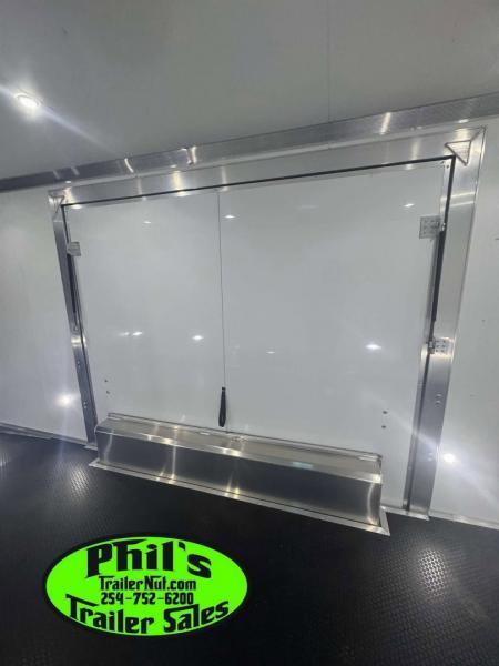 New 2026 E-Z Hauler 24' ALL ALUMINUM CAR HAULER LARGE ESCAPE DOOR FINISHED OUT Car / Racing Trailer