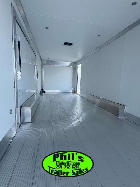 New E-Z Hauler 24' ALL ALUMINUM CAR HAULER LARGE ESCAPE DOOR FINISHED OUT Cargo / Enclosed Trailer EXTRUDED ALUMINUM FLOOR