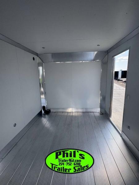 New E-Z Hauler 24' ALL ALUMINUM CAR HAULER LARGE ESCAPE DOOR FINISHED OUT Cargo / Enclosed Trailer EXTRUDED ALUMINUM FLOOR
