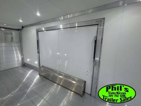 New E-Z Hauler 24' ALL ALUMINUM CAR HAULER LARGE ESCAPE DOOR FINISHED OUT Cargo / Enclosed Trailer EXTRUDED ALUMINUM FLOOR