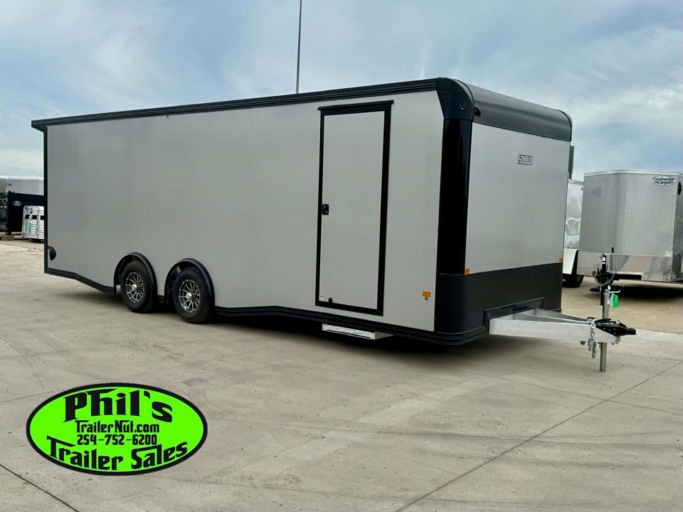 New E-Z Hauler 24' ALL ALUMINUM CAR HAULER LARGE ESCAPE DOOR FINISHED OUT Car / Racing Trailer
