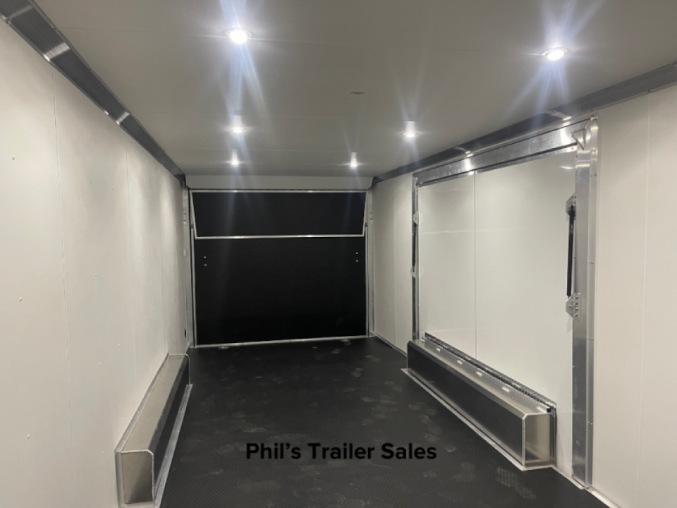 New E-Z Hauler 24' ALL ALUMINUM CAR HAULER LARGE ESCAPE DOOR FINISHED OUT Car / Racing Trailer