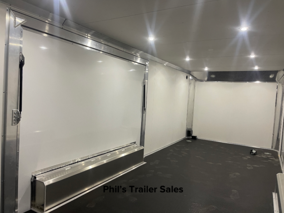 New E-Z Hauler 24' ALL ALUMINUM CAR HAULER LARGE ESCAPE DOOR FINISHED OUT Car / Racing Trailer