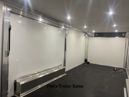 New E-Z Hauler 24' ALL ALUMINUM CAR HAULER LARGE ESCAPE DOOR FINISHED OUT Car / Racing Trailer