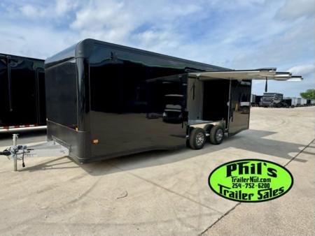 New 2026 E-Z Hauler 8.5X24 ALUMINUM CAR HAULER WITH FULL ESCAPE DOOR Cargo / Enclosed Trailer