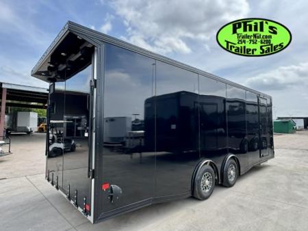 New 2026 E-Z Hauler 8.5X24 ALUMINUM CAR HAULER WITH FULL ESCAPE DOOR Cargo / Enclosed Trailer