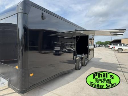 New 2026 E-Z Hauler 8.5X24 ALUMINUM CAR HAULER WITH FULL ESCAPE DOOR Cargo / Enclosed Trailer