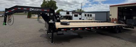 New 2026 Delco Trailers F136 Flatbed Trailer