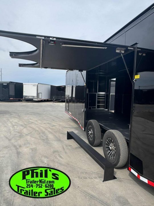 New Haulmark EDGE PRO 85X28 RACE TRAILER FULL ESCAPE DOOR - ELECTRIC AWNING - AC - WINCH - ELECTRIC JACK & MORE!!!Car / Racing Trailer
