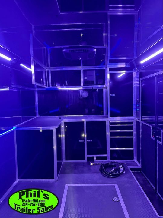 New Haulmark EDGE PRO 85X28 RACE TRAILER FULL ESCAPE DOOR - ELECTRIC AWNING - AC - WINCH - ELECTRIC JACK & MORE!!!Car / Racing Trailer