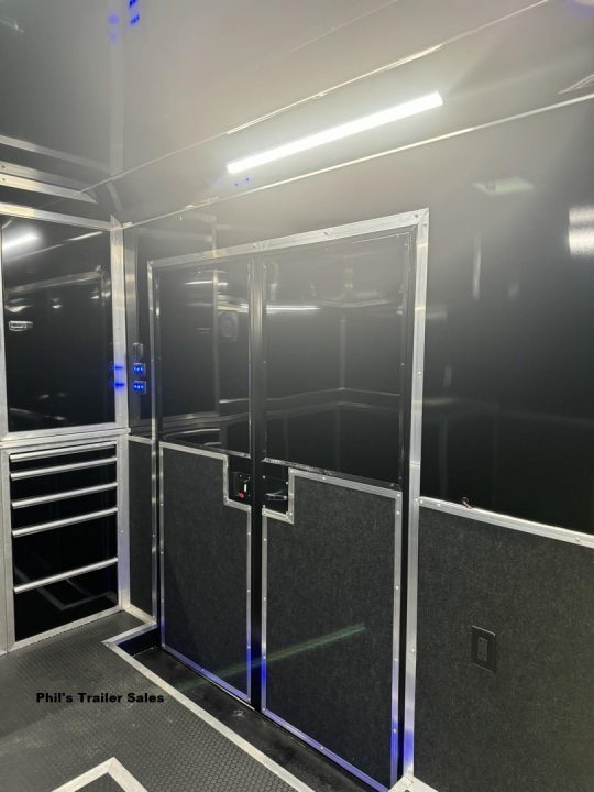 New Haulmark EDGE PRO 85X28 RACE TRAILER FULL ESCAPE DOOR - ELECTRIC AWNING - AC - WINCH - ELECTRIC JACK & MORE!!!Car / Racing Trailer