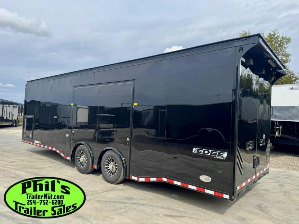 New Haulmark EDGE PRO 85X28 RACE TRAILER FULL ESCAPE DOOR - ELECTRIC AWNING - AC - WINCH - ELECTRIC JACK & MORE!!!Car / Racing Trailer