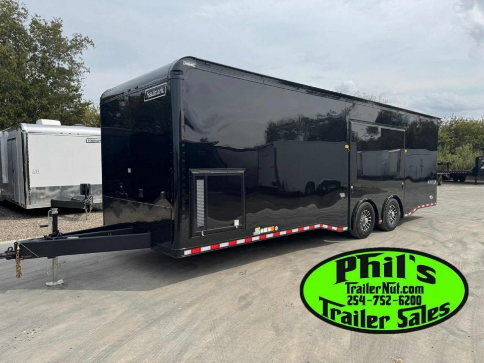 New Haulmark EDGE PRO 85X28 RACE TRAILER FULL ESCAPE DOOR - ELECTRIC AWNING - AC - WINCH - ELECTRIC JACK & MORE!!!Car / Racing Trailer