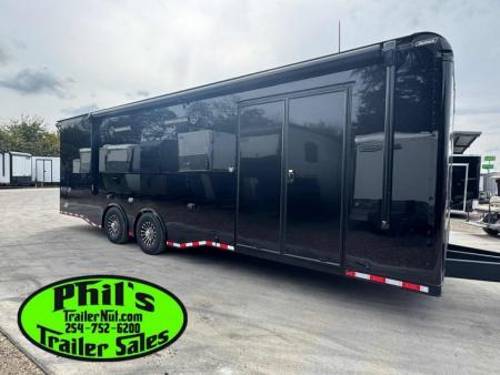 New Haulmark EDGE PRO 85X28 RACE TRAILER FULL ESCAPE DOOR - ELECTRIC AWNING - AC - WINCH - ELECTRIC JACK & MORE!!!Car / Racing Trailer
