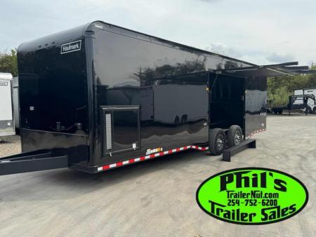 New Haulmark EDGE PRO 85X28 RACE TRAILER FULL ESCAPE DOOR - ELECTRIC AWNING - AC - WINCH - ELECTRIC JACK & MORE!!!Car / Racing Trailer