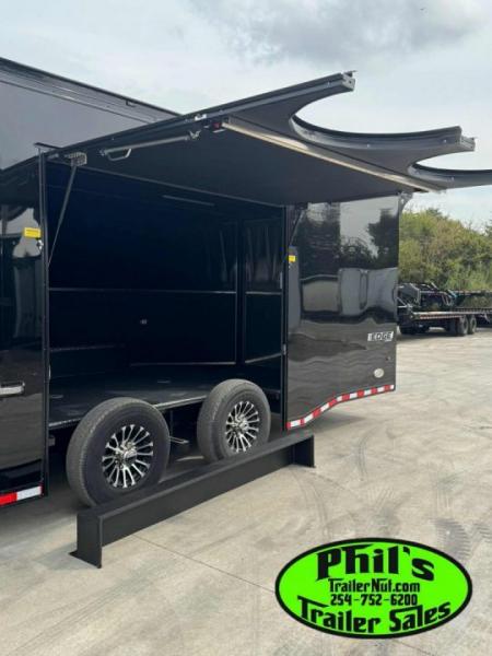 New Haulmark EDGE PRO 85X28 RACE TRAILER FULL ESCAPE DOOR - ELECTRIC AWNING - AC - WINCH - ELECTRIC JACK & MORE!!!Car / Racing Trailer