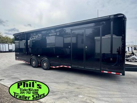 New Haulmark EDGE PRO 85X28 RACE TRAILER FULL ESCAPE DOOR - ELECTRIC AWNING - AC - WINCH - ELECTRIC JACK & MORE!!!Car / Racing Trailer