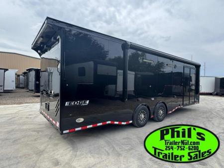 New Haulmark EDGE PRO 85X28 RACE TRAILER FULL ESCAPE DOOR - ELECTRIC AWNING - AC - WINCH - ELECTRIC JACK & MORE!!!Car / Racing Trailer