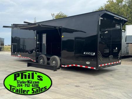 New Haulmark EDGE PRO 85X28 RACE TRAILER FULL ESCAPE DOOR - ELECTRIC AWNING - AC - WINCH - ELECTRIC JACK & MORE!!!Car / Racing Trailer