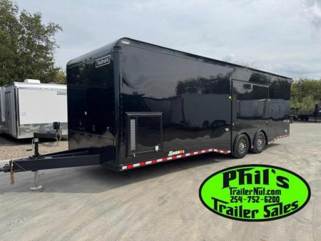 New Haulmark EDGE PRO 85X28 RACE TRAILER FULL ESCAPE DOOR - ELECTRIC AWNING - AC - WINCH - ELECTRIC JACK & MORE!!!Car / Racing Trailer