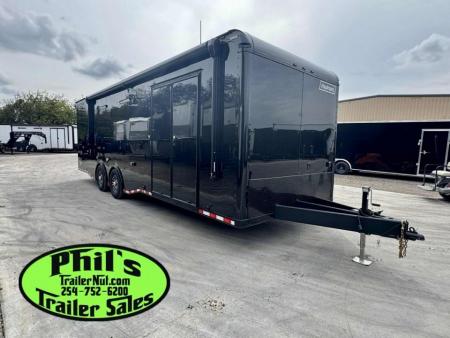 New Haulmark EDGE PRO 85X28 RACE TRAILER FULL ESCAPE DOOR - ELECTRIC AWNING - AC - WINCH - ELECTRIC JACK & MORE!!!Car / Racing Trailer