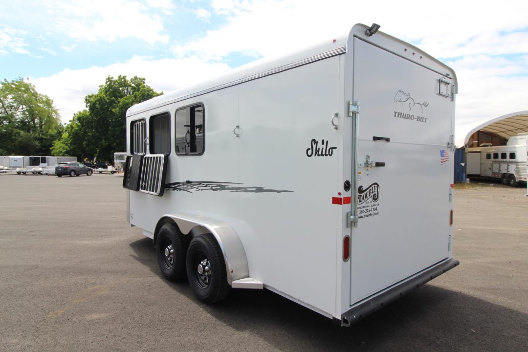 New 2027 Thuro-Bilt Shilo 3 Horse Trailer - 1ft added to horse area - Adjustable Dividers