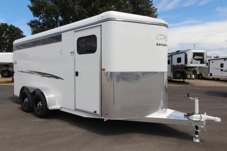 New 2027 Thuro-Bilt Shilo 3 Horse Trailer - 1ft added to horse area - Adjustable Dividers