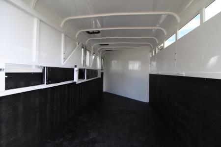 New 2027 Thuro-Bilt Shilo 3 Horse Trailer - 1ft added to horse area - Adjustable Dividers