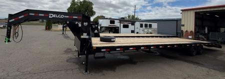 New 2026 Delco Trailers F236 Flatbed Trailer