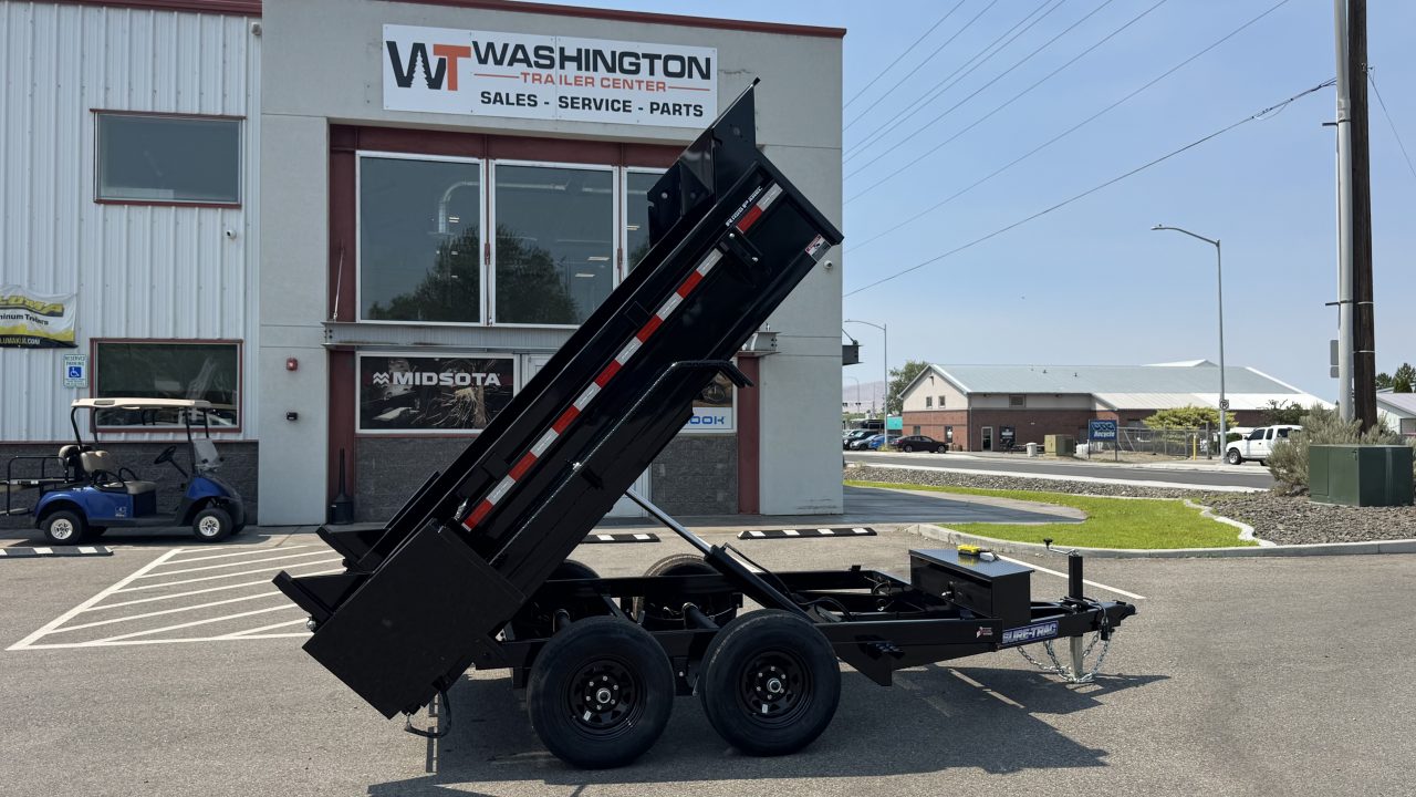 New 2026 Sure-Trac 6 x 10 SD Low Profile Single Ram Dump 7k Dump Trailer