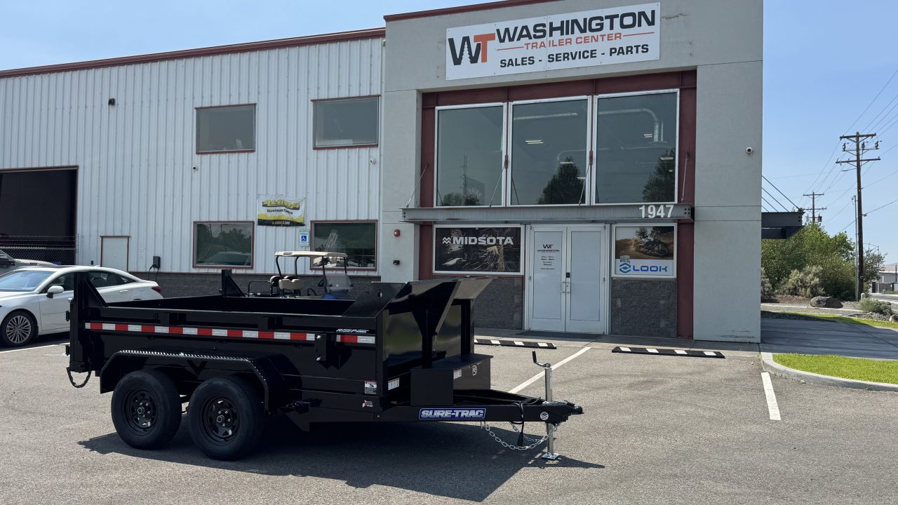 New 2026 Sure-Trac 6 x 10 SD Low Profile Single Ram Dump 7k Dump Trailer