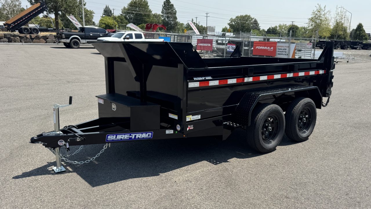 New 2026 Sure-Trac 6 x 10 SD Low Profile Single Ram Dump 7k Dump Trailer