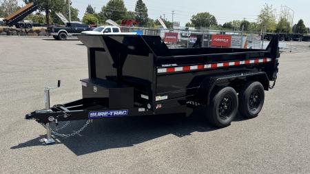 New 2026 Sure-Trac 6 x 10 SD Low Profile Single Ram Dump 7k Dump Trailer